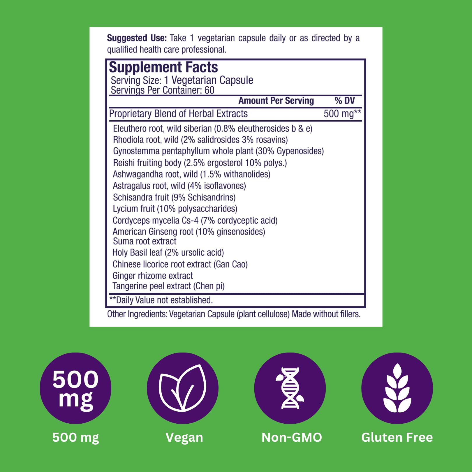 Paradise Herbs, Imperial Adaptogens, with Ashwagandha, Astragalus, Rhodiola, Proprietary Adaptogen Blend for Stress Support, Focus & Energy, 60 Vegetarian Capsules Paradise HerbsAu supplements