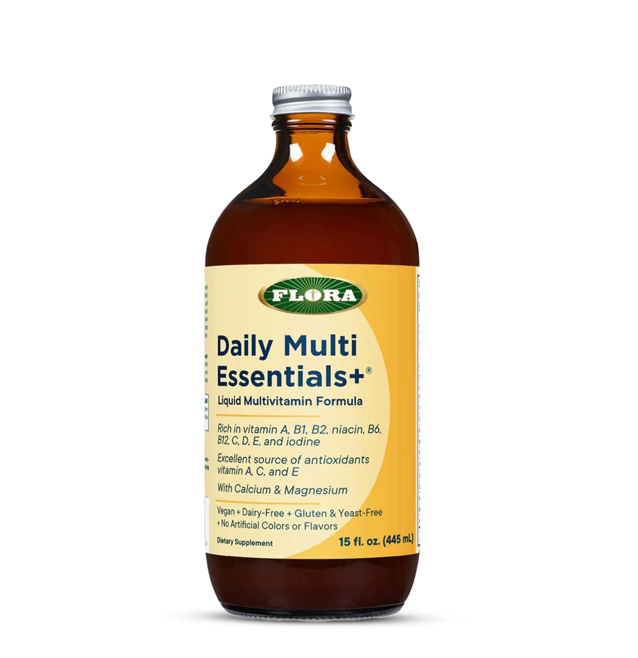 Flora - Daily Multi Essentials+, Liquid Multivitamin Formula, 13 Essential Vitamins & Minerals, 15 Fl Oz FloraAu supplements