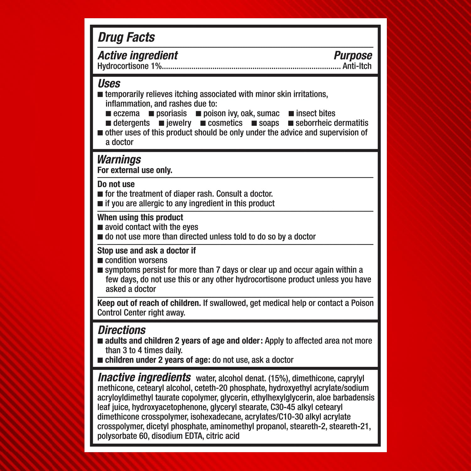 Cortizone-10 Maximum Strength Itch Relief Massaging Rollerball, 1% Hydrocortisone, Fast-Acting, Anti-Itch Liquid for Bug Bites, Rash, Eczema, Psoriasis, Poison Ivy, Oak, Sumac, 1.5 fl. oz Cortizone 10Au supplements