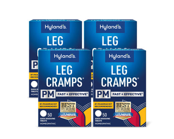 Hyland's Leg Cramps PM, Relief of Nighttime Leg, Calf, and Foot Cramps, 50 Quick-Dissolving Tablets 4-Pack (200 Total) Hyland'sAu supplements
