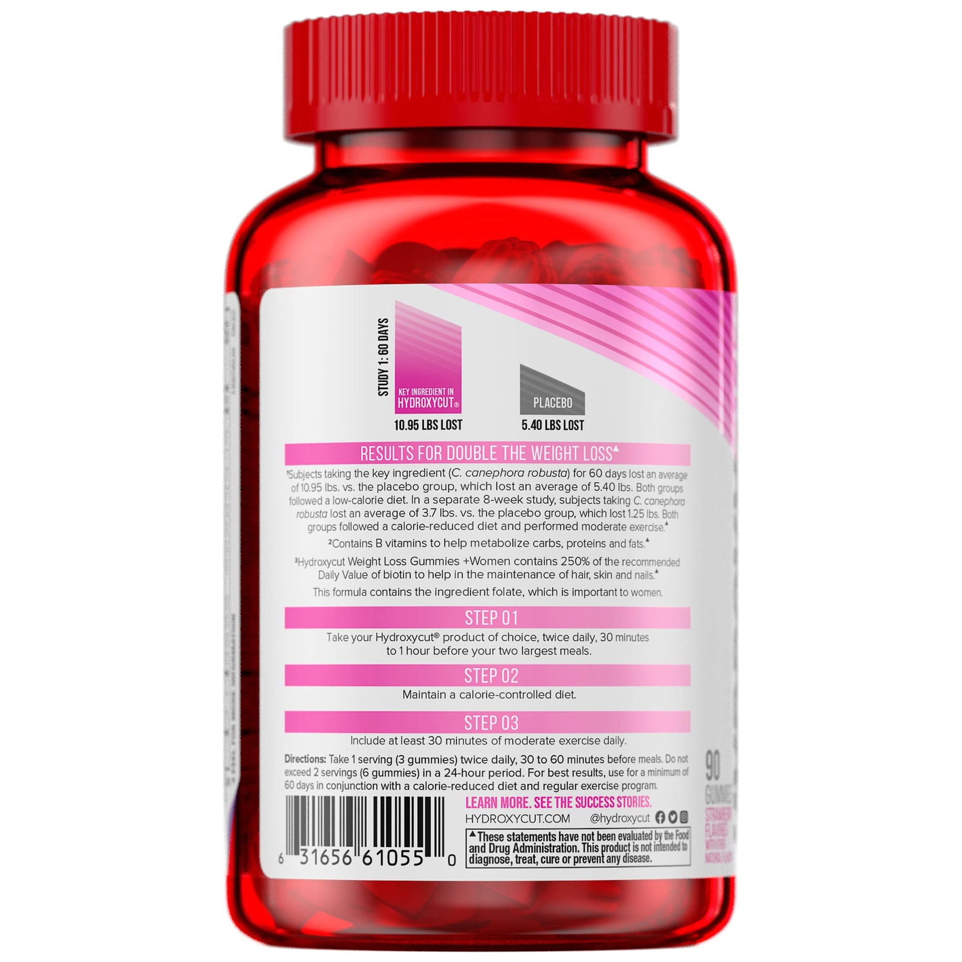 Hydroxycut Gummies + Women Strawberry 90ct HydroxycutAu supplements