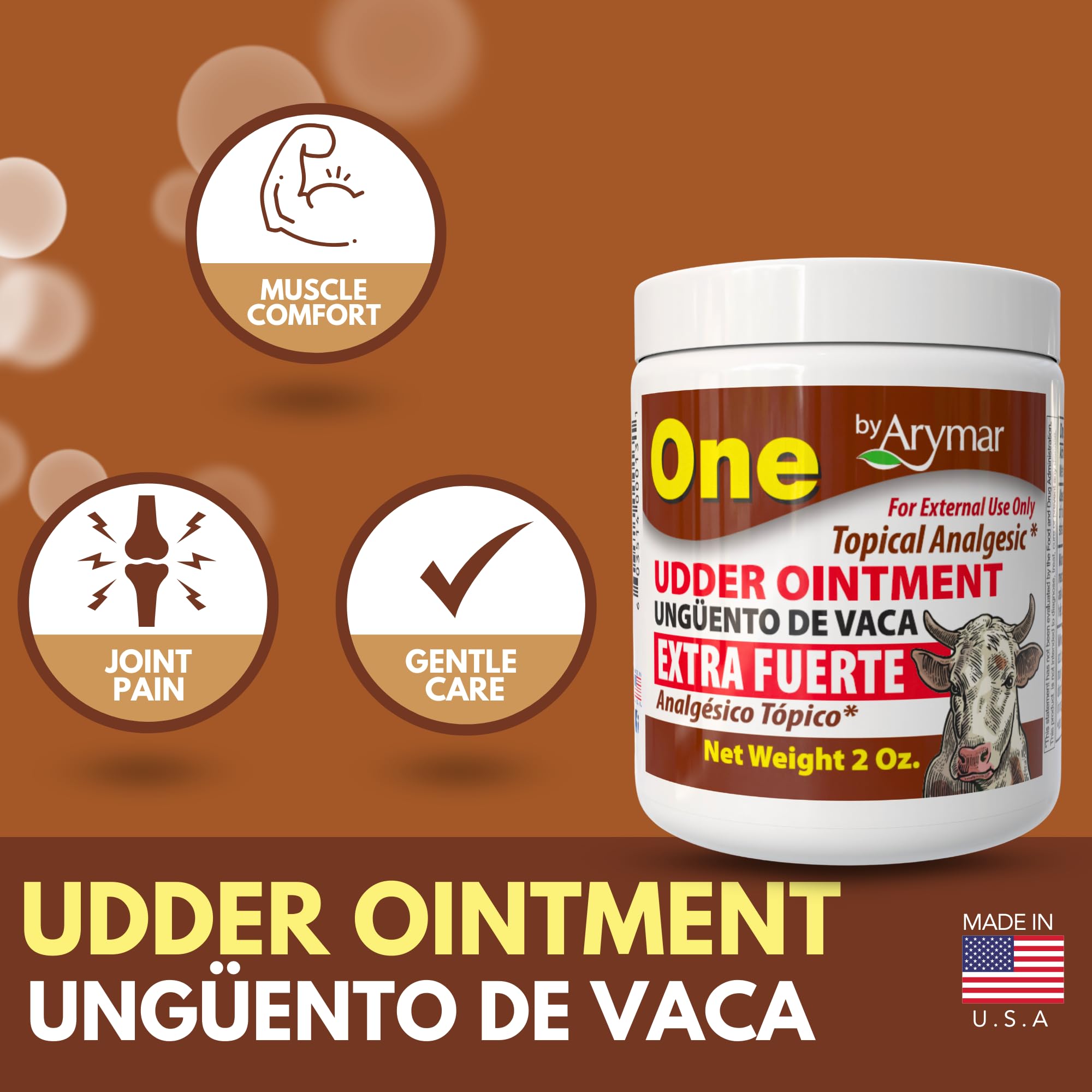 Arymar Udder Ointment: Intensive Soothing Cream for Muscle and Joint Comfort, Topical Balm for Tired Muscles and Skin manteinence, Traditional Formula, 2.6 oz ArymarAu supplements