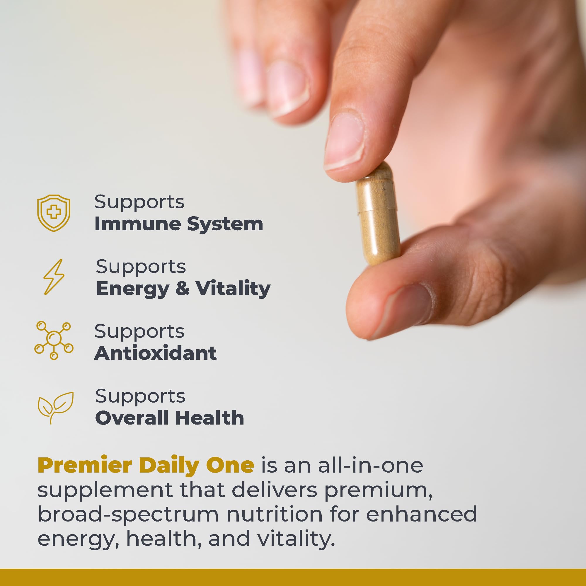 Premier Research Labs Premier Daily One - Super Greens, Vegetable Supplements for Adults with Cruciferous Veggies, Milk Thistle for Liver Support, Phytonutrients, Beta Glucan - 60 Vegetarian Capsules Premier Research LabsAu supplements