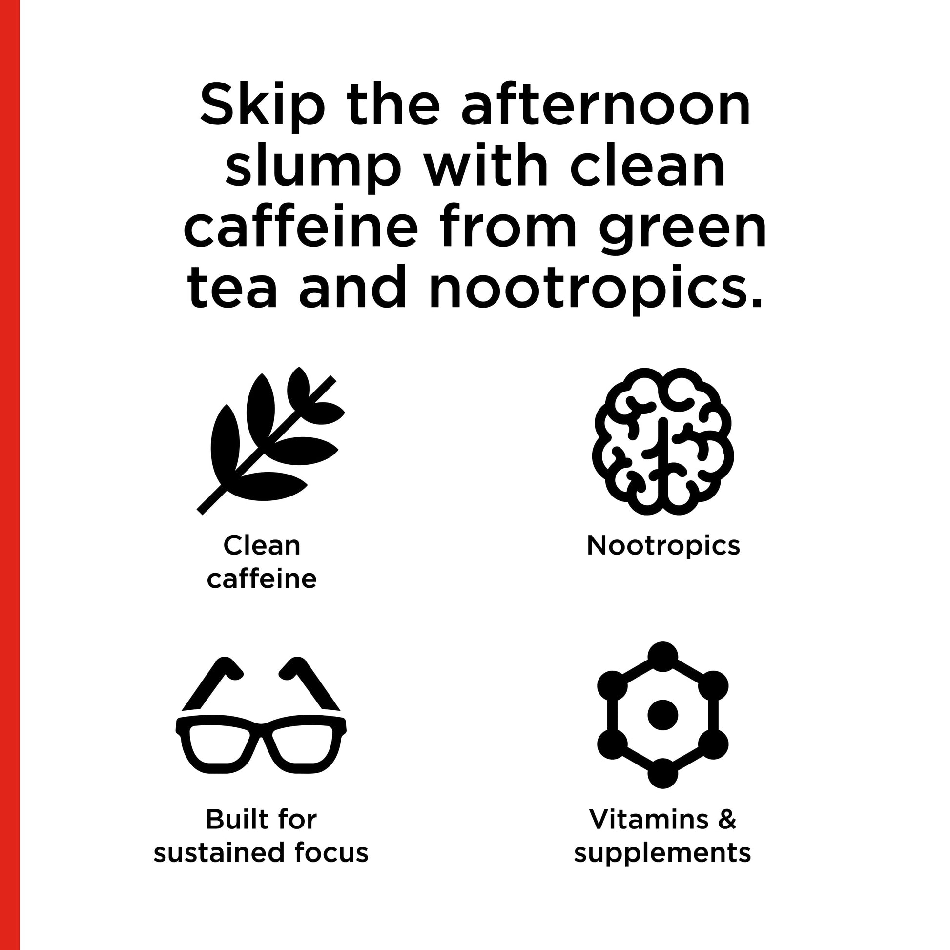 FOCUSAID ZERO SUGAR Nootropics Blend, Alpha-GPC, GABA, 100mg Natural Caffeine from Green Tea, Yerba Mate, Vitamin B-Complex, Keto-Friendly, No Artificial Sweeteners, 12 Fl Oz (Pack of 12) LIFEAIDAu supplements
