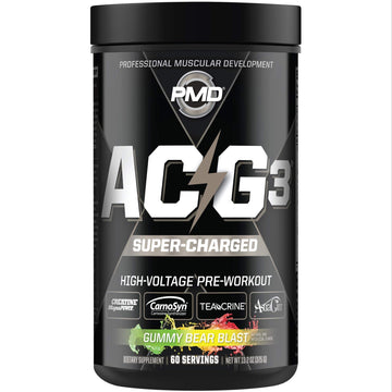 PMD Sports ACG3 Supercharged - Pre Workout - Powerful Strength, High Energy, Maximize PMDAu supplements