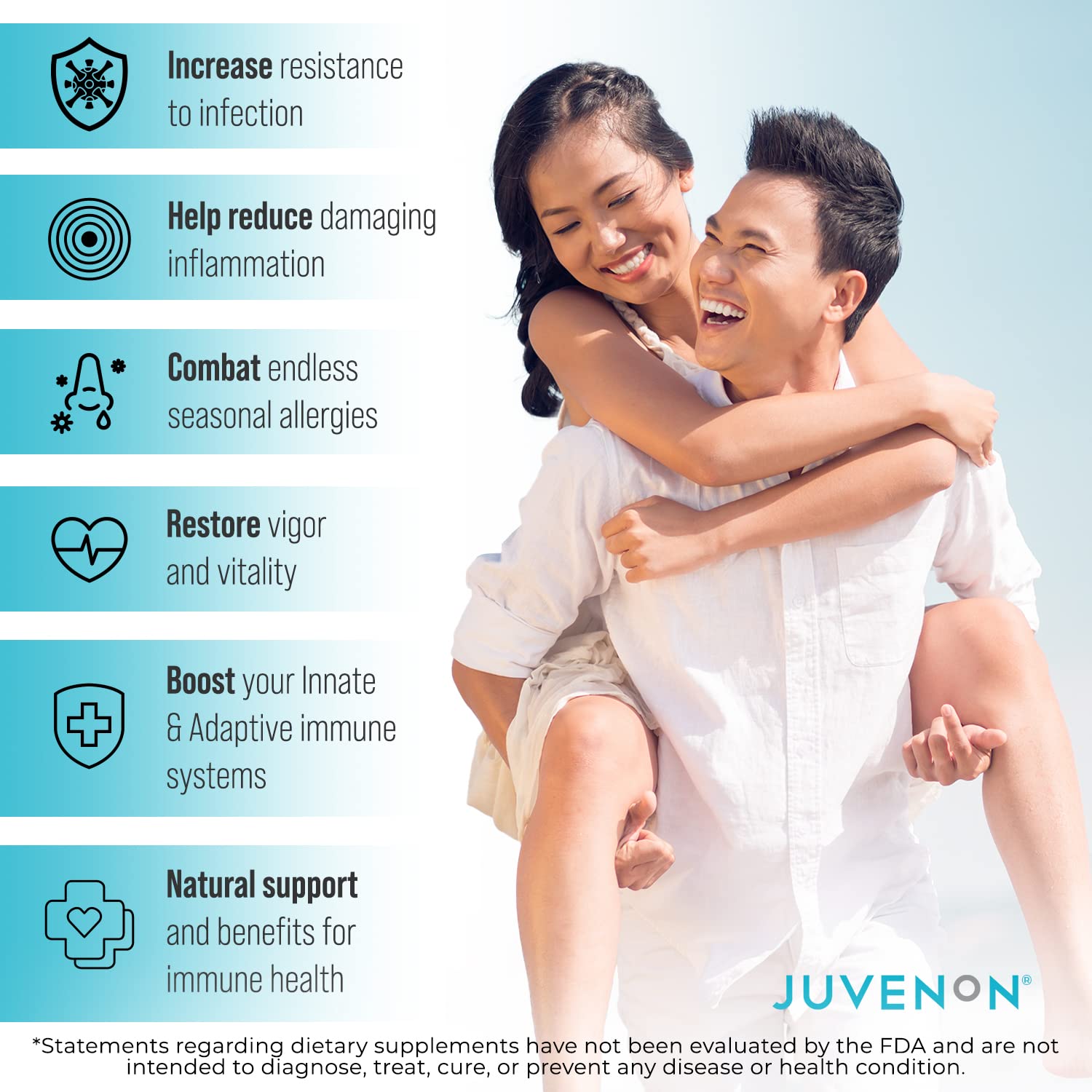 Juvenon AgeRenew Beta Glucan Anti Aging Immunity Support Supplement, Beta Glucan with Zinc Quercetin for Immune Defense Boost JuvenonAu supplements