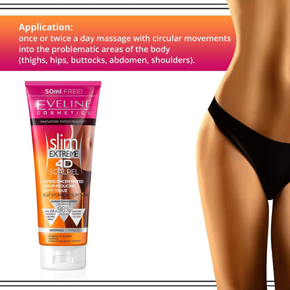 Slim Extreme 4D Scalpel Super Concentrated Serum Reducing Fatty Tissue Eveline CosmeticsUS supplements