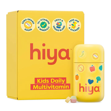 HIYA Kids Multivitamin Tablets – 15+ Essential Vitamins & Minerals with Fruits & Veggies for Ages 2+, Supports Growth HIYAAu supplements
