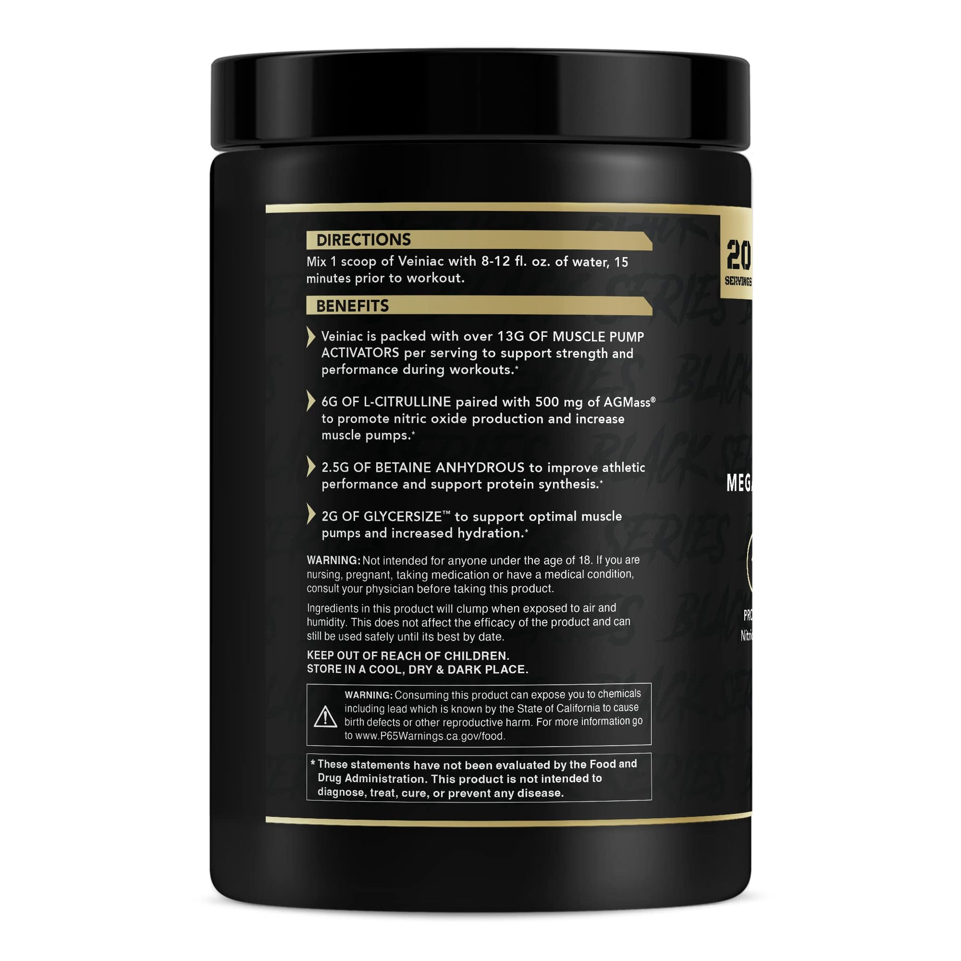 Anabolic Warfare Veiniac Muscle Pump Activator Supplement Stimulant Free Pre-Workout Anabolic WarfareAu supplements