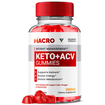Macro Keto ACV Gummies Advanced Apple Cider Vinegar Vitamin Supplement FyvusUS supplements