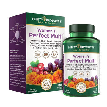 Purity Products Women’s Perfect Multi Balanced Multivitamin - Supports Urinary Tract Health, Immune, Bone + Muscle, Hair, Skin, Nails Purity ProductsAu supplements