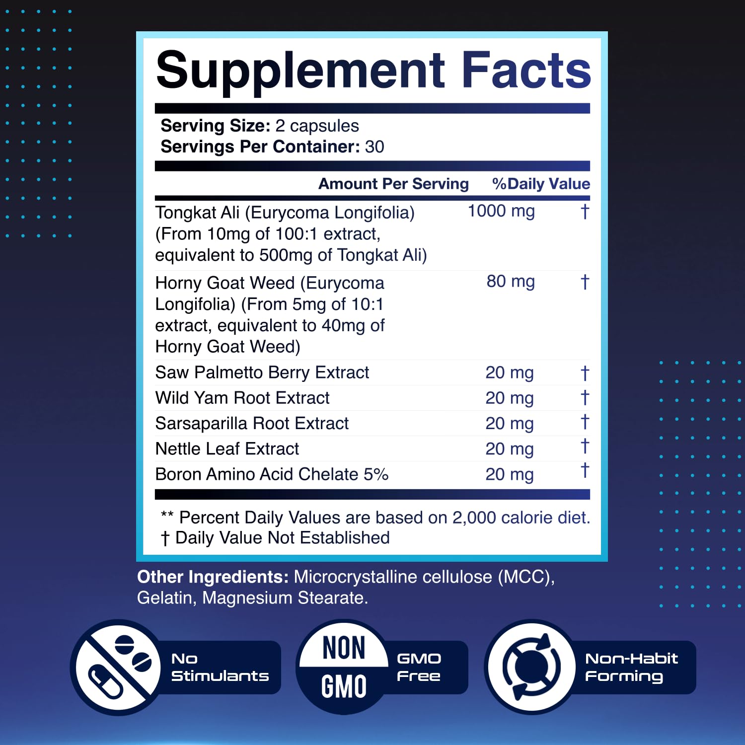 HeroUP - Natural Wellness Supplement with Plant-Based Ingredients – Non-GMO, Stimulant-Free | Made in the USA, GMP-Certified | 60 Capsules, 6 Month Suppy Nature’s NutriWaveAu supplements