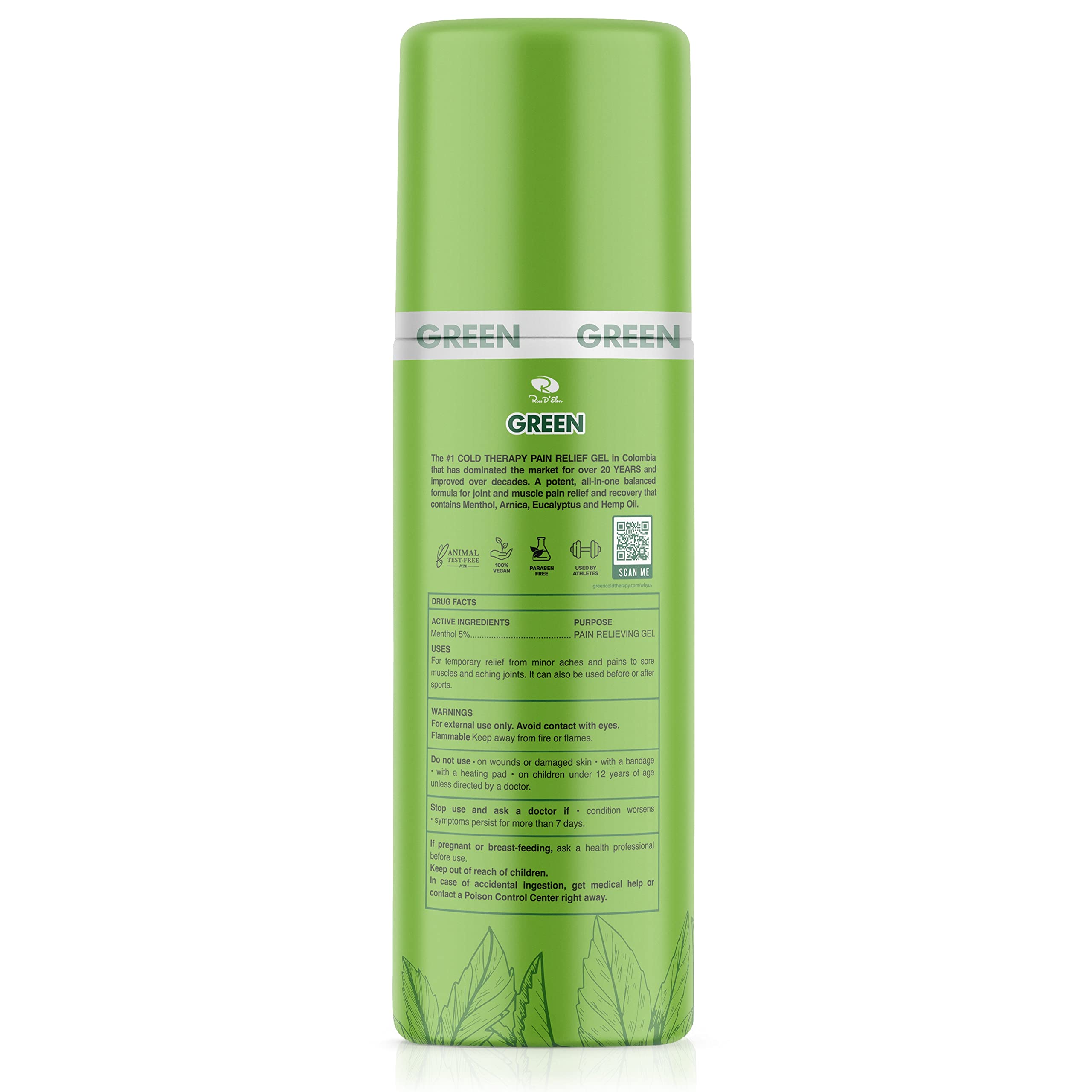 Ross D’Elen Green Menthol ROLL-ON 3-Pack ROSS D'ELENAu supplements