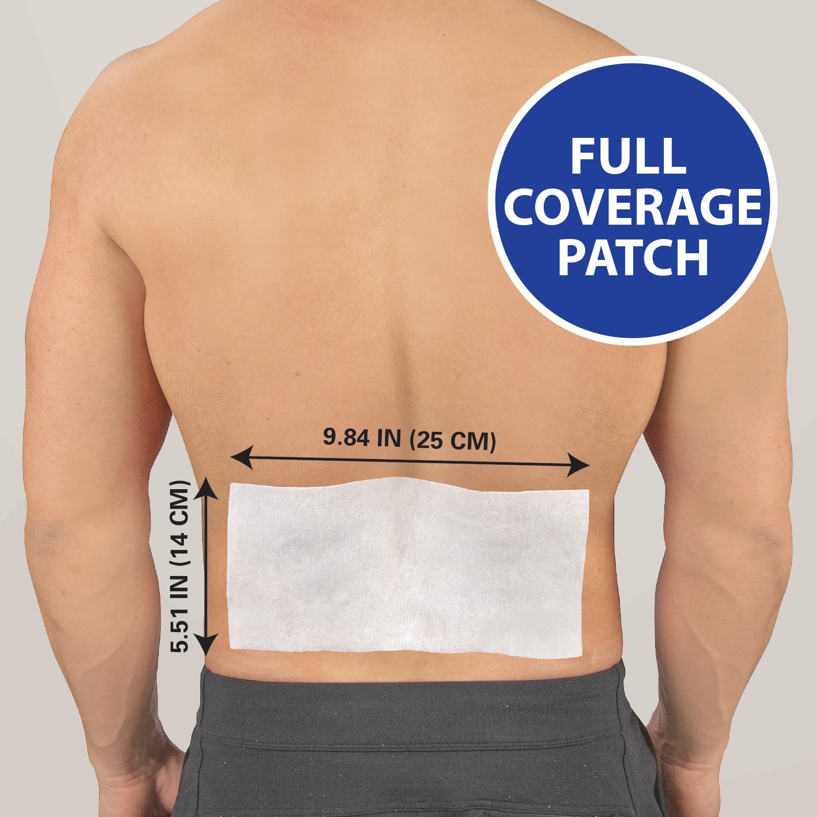 HealthWise Cold Hot Medicated Menthol XL Patch | 5% Menthol | Back and Large Areas | 5.51” x 9.84” | 6-Count | Paraben-Free | Soothes Minor Aches and Pains | Super-Size Relief HealthWiseAu supplements