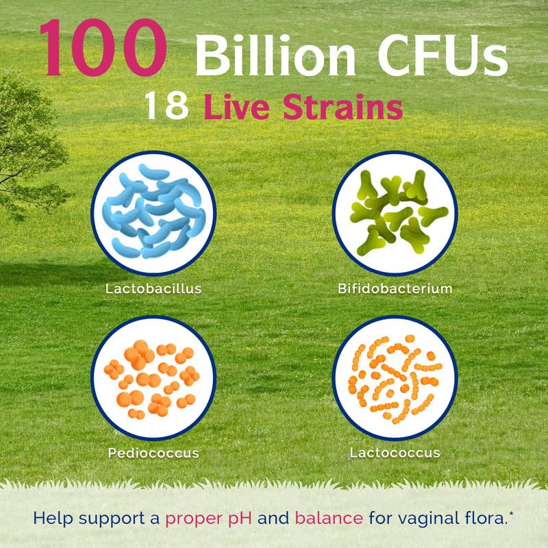 Innate Vitality Women’s Probiotics, 100 Billion CFUs 18 Strains, with Cranberry, Vitamin C Innate VitalityUS supplements