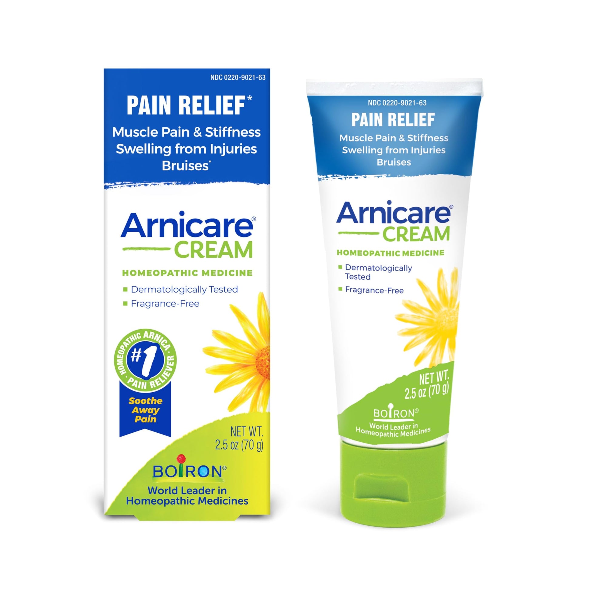 Boiron Arnicare Cream Natural Soothing Relief for Joint Pain, Muscle Pain, Swelling, Soreness, and Stiffness - Fast Absorbing and Fragrance-Free - 2.5 oz BoironAu supplements