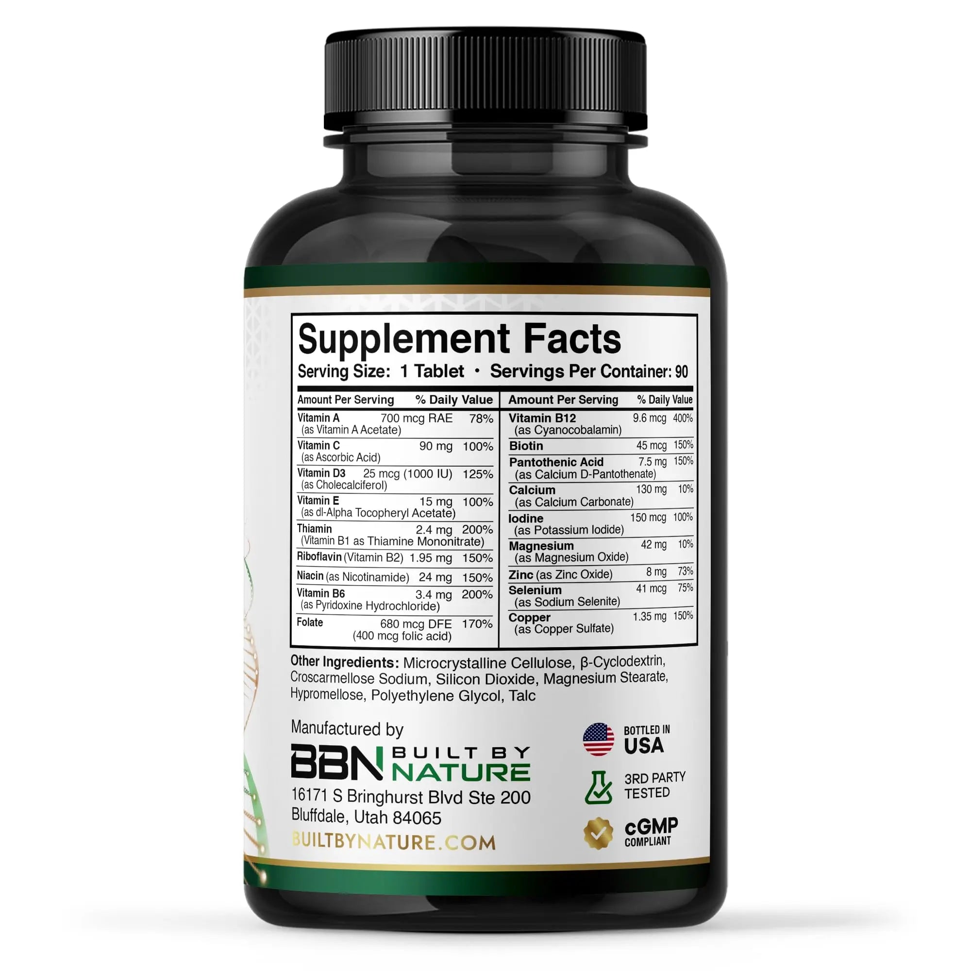 Built by Nature Multivitamin for Women – Daily Womens Multivitamin Supplement with Essential Vitamins & Minerals Built by NatureAu supplements