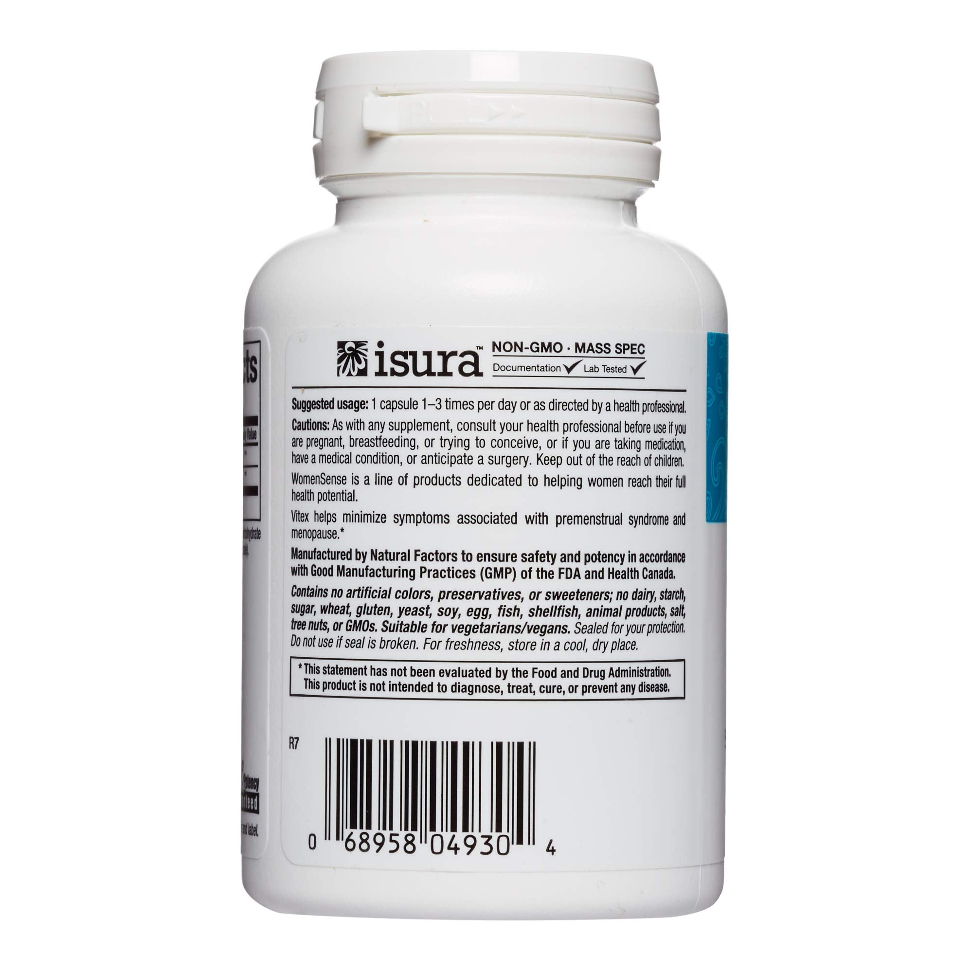 WomenSense by Natural Factors, Vitex Chasteberry Extract, Helps Sooth Symptoms of PMS and Menopause Natural FactorsAu supplements