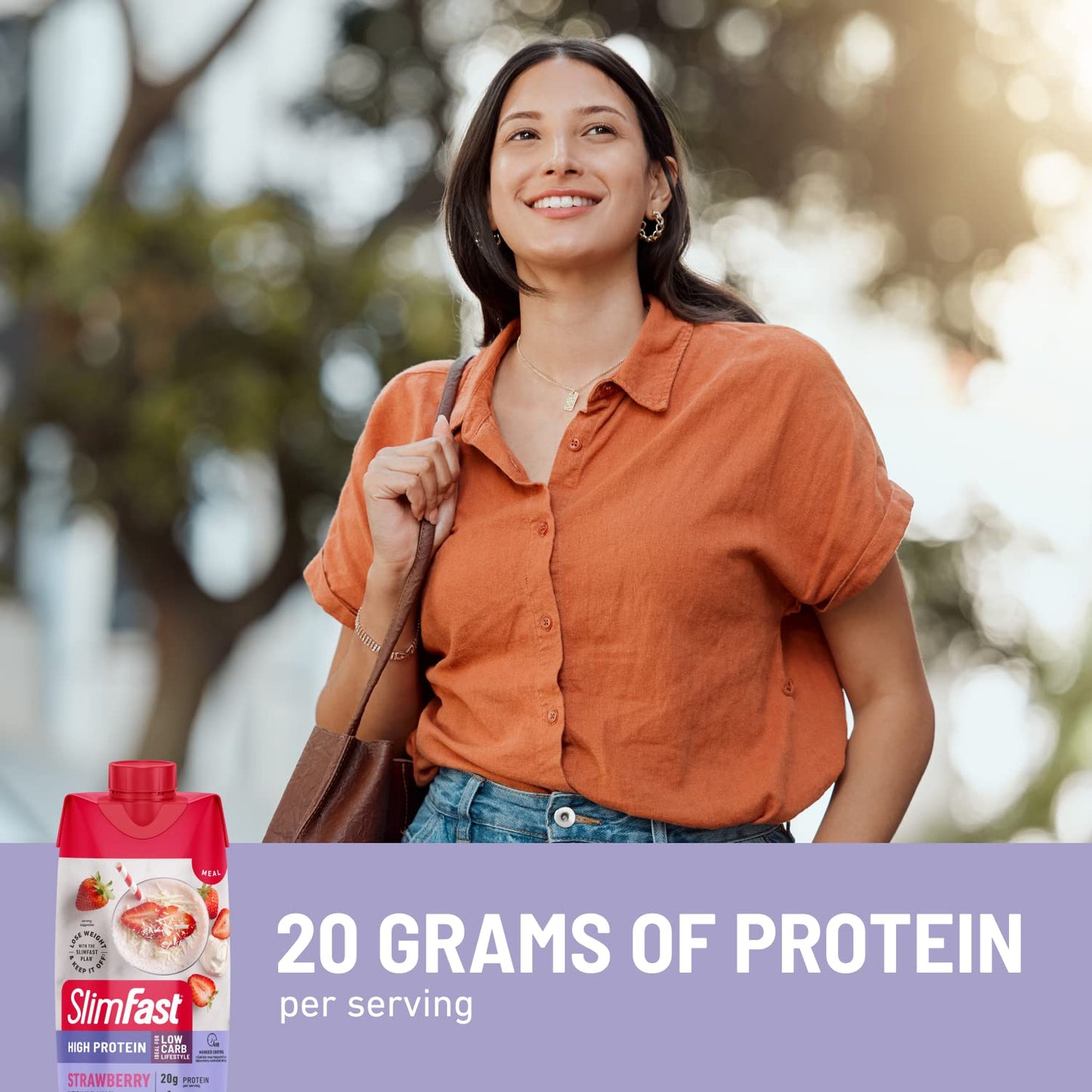SlimFast Protein Shake, Strawberry- 20g Protein, Meal Replacement Shake Ready to Drink SlimFastUS supplements