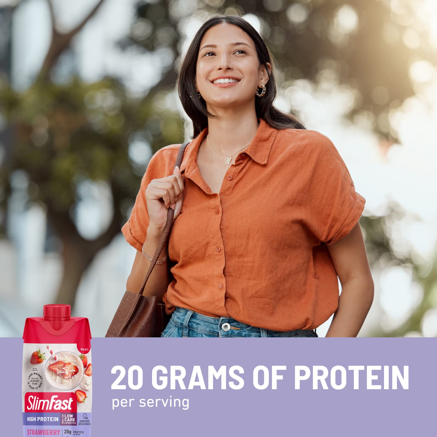 SlimFast Protein Shake, Strawberry- 20g Protein, Meal Replacement Shake Ready to Drink SlimFastUS supplements
