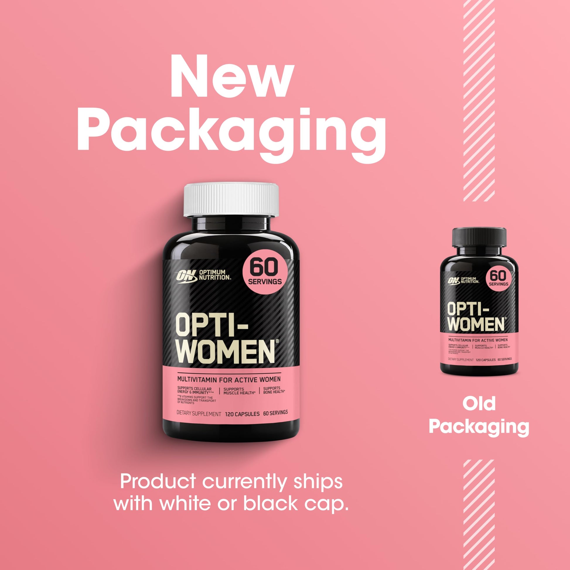 Optimum Nutrition Opti-Women, Vitamin C, Zinc and Vitamin D for Immune Support Womens Daily Multivitamin Supplement with Iron, Capsules, 120 Count Optimum NutritionAu supplements
