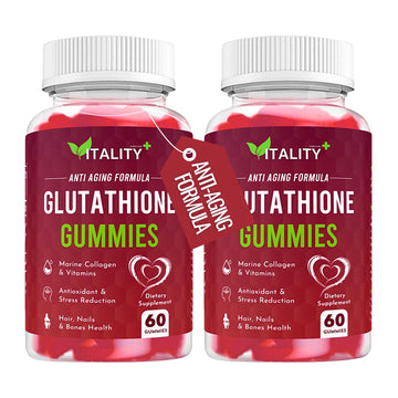 2 Pack Glutathione Gummies | with Marine Collagen | 1050mg per Serving | Antioxidant Support SunshyneAu supplements