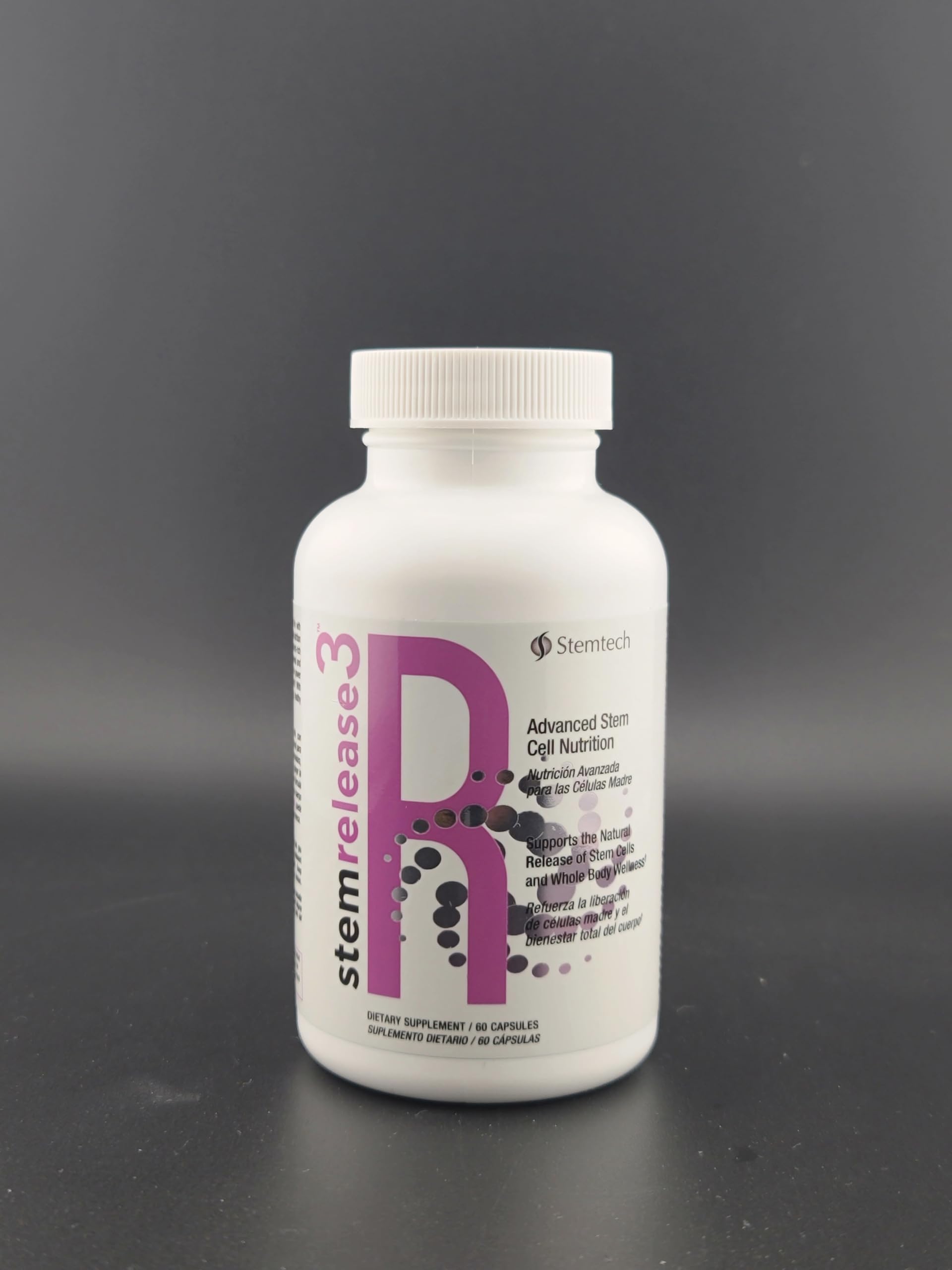 Stemtech Stemrelease3 Cutting-Edge Stem Cell Nutrition for Natural Renewal and Youthful Vitality, Exclusive Blend for Enhanced Telomere Health, 60 Capsules StemTechAu supplements