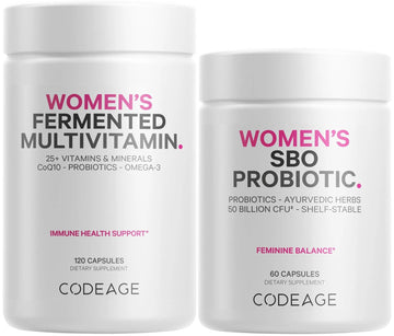 Codeage Women’s Multivitamin Bundle: Women’s Formula & Women’s Probiotic Daily Vitamins CodeageAu supplements