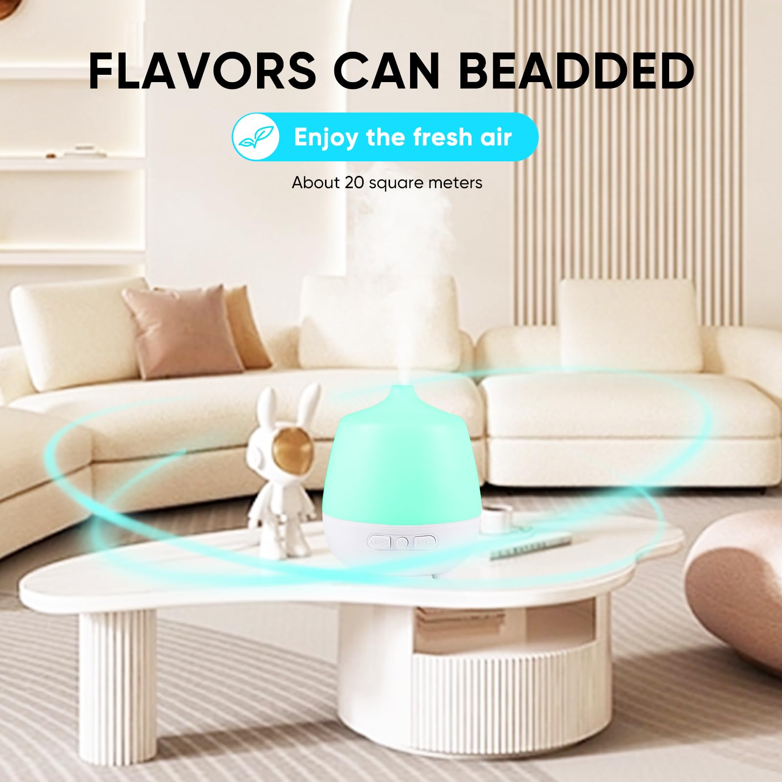 HAPPTWS 220Ml Essential Oil Diffuser - Diffusers for Essential Oils Aromatherapy Diffuser HAPPTWSAu supplements