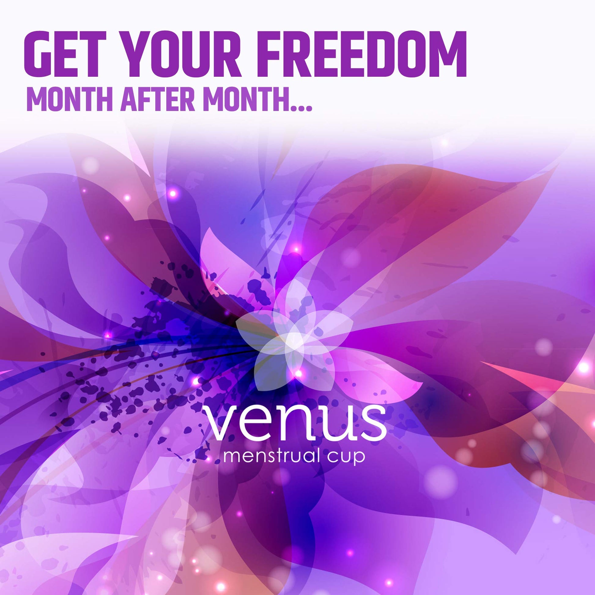 Venus Large Menstrual Cup – High Capacity for Heavy Flow -Made in USA - 100% Medical Grade Silicone VENUSAu supplements