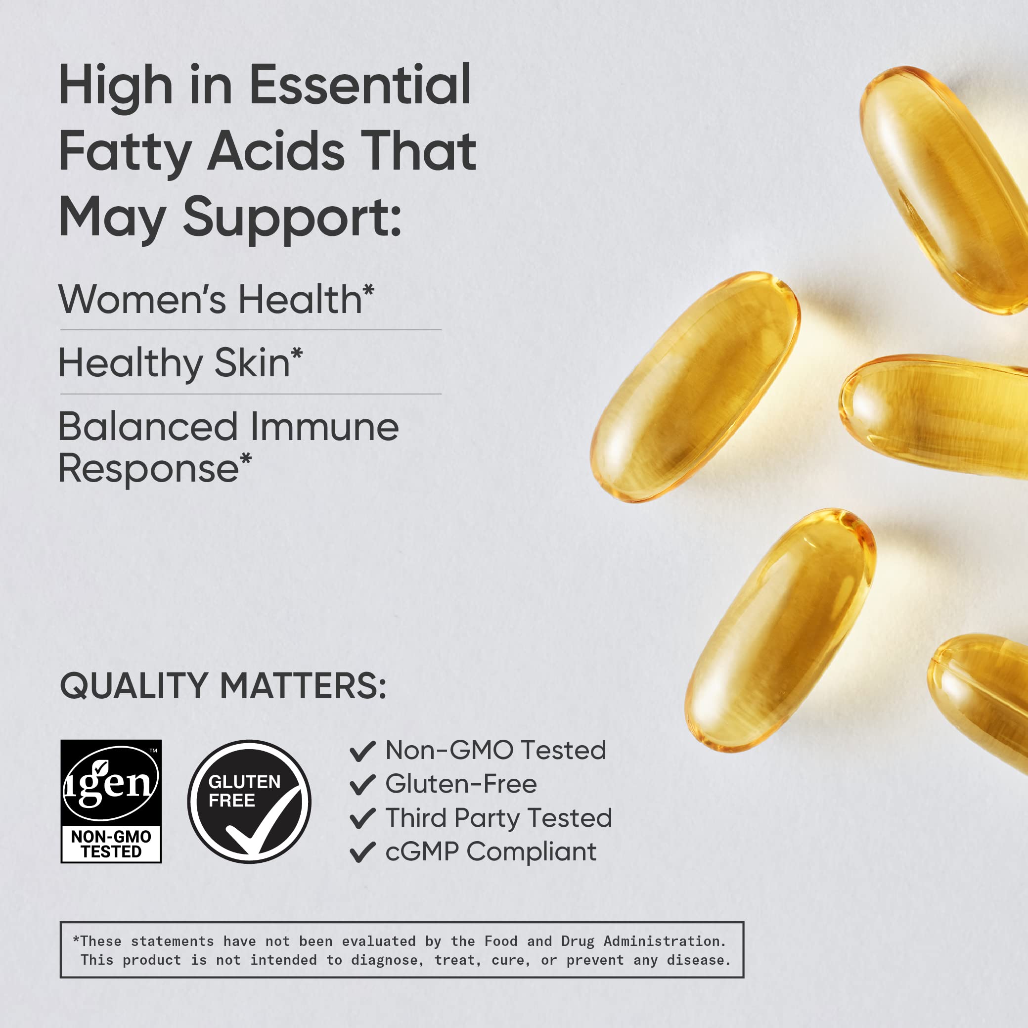 Sports Research Evening Primrose Supplement from Cold Pressed Oil Sports ResearchAu supplements