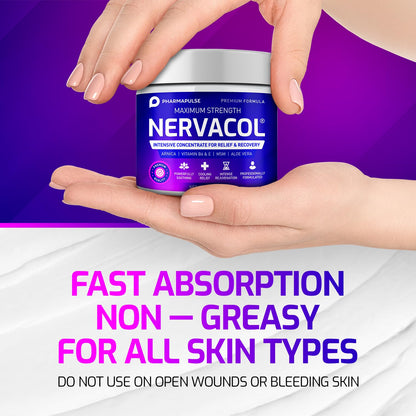 Neuropathy Nerve Therapy & Relief Cream - Maximum Strength Relief Cream for Foot PharmapulseUS supplements