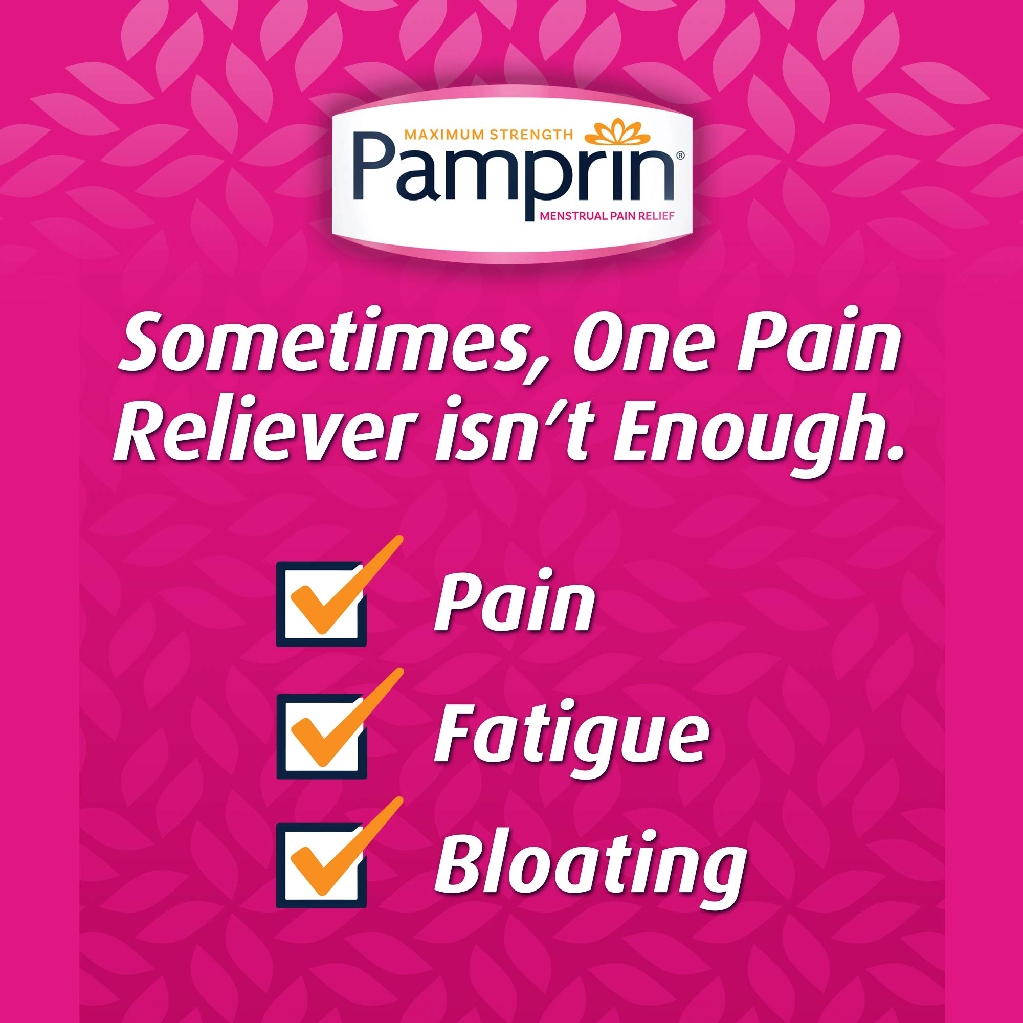 Pamprin Maximum Strength Max Formula, with Acetaminophen, Menstrual Period Symptoms Relief PamprinAu supplements