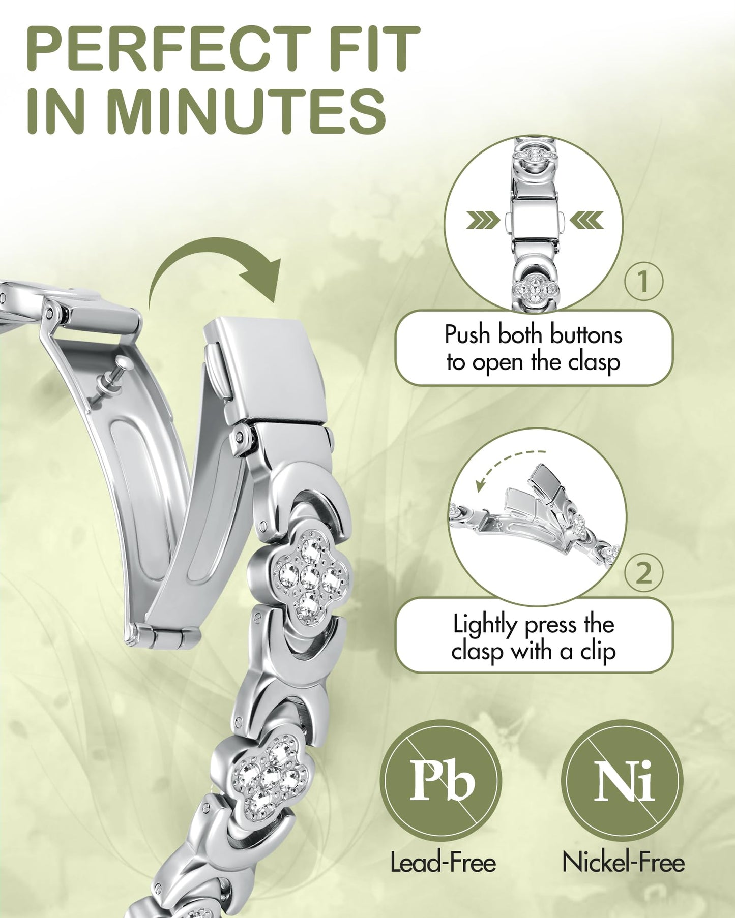 Feraco Ultra Strength Magnetic Bracelets for Women with Neodymium Therapy Magnets FeracoUS supplements