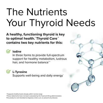 Terry Naturally Thyroid Care - 120 Capsules - Complete Metabolic Function - with Iodine Terry NaturallyUS supplements