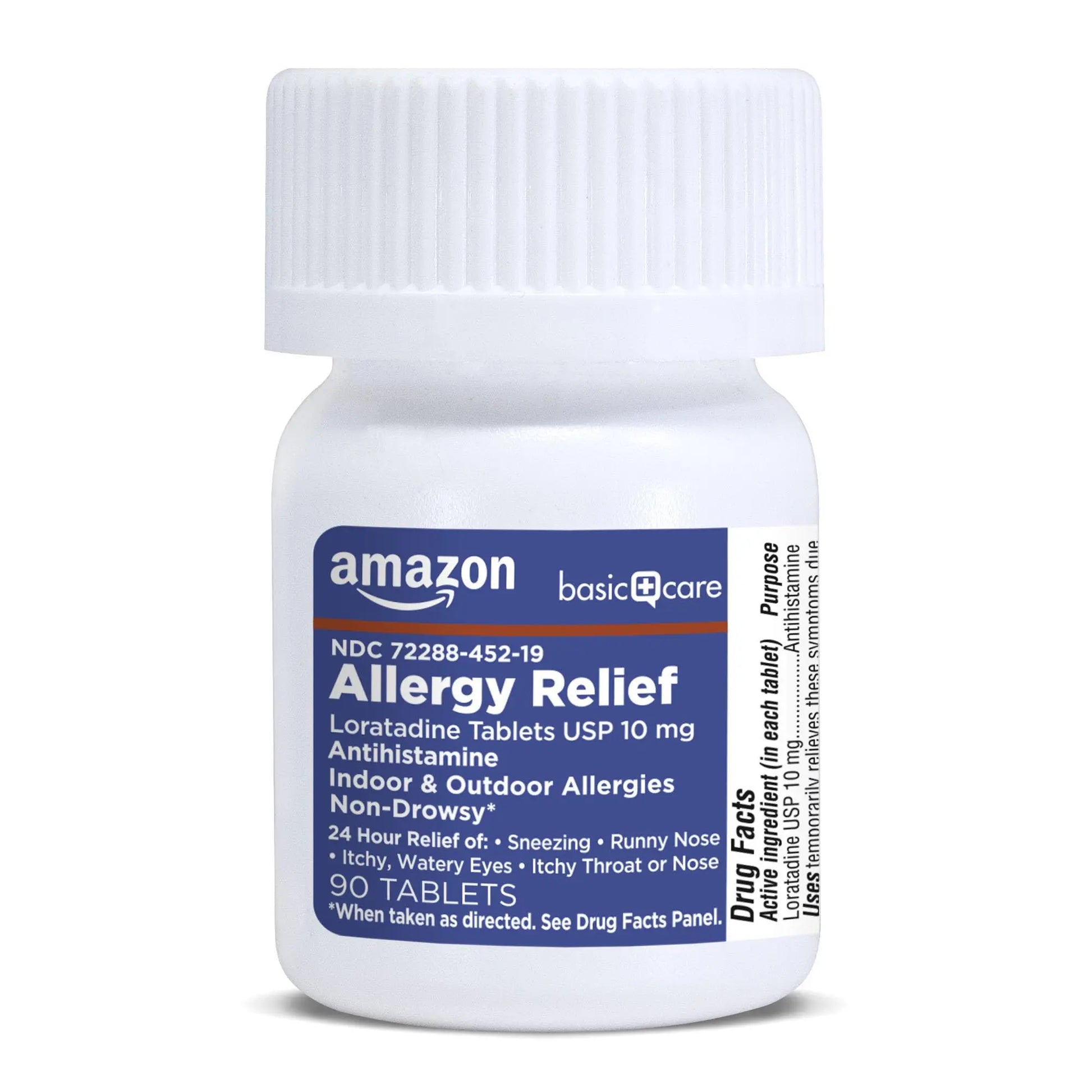 Amazon Basic Care Allergy Relief Loratadine Tablets 10 mg, 90 Count Amazon Basic Carenz supplements