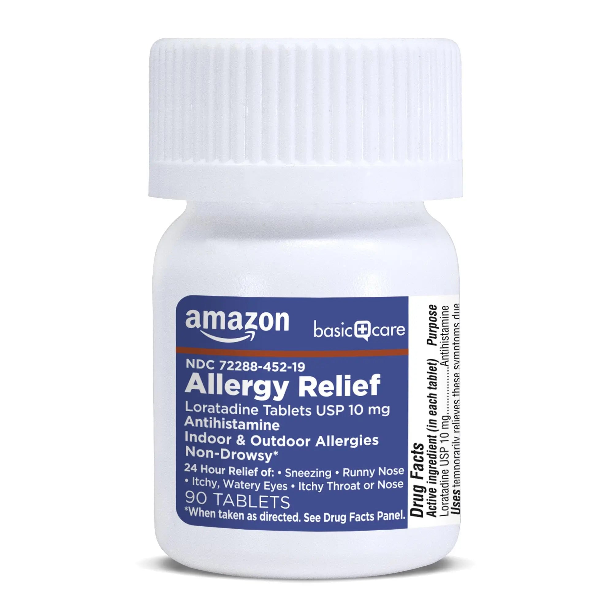 Amazon Basic Care Allergy Relief Loratadine Tablets 10 mg, 90 Count Amazon Basic Carenz supplements