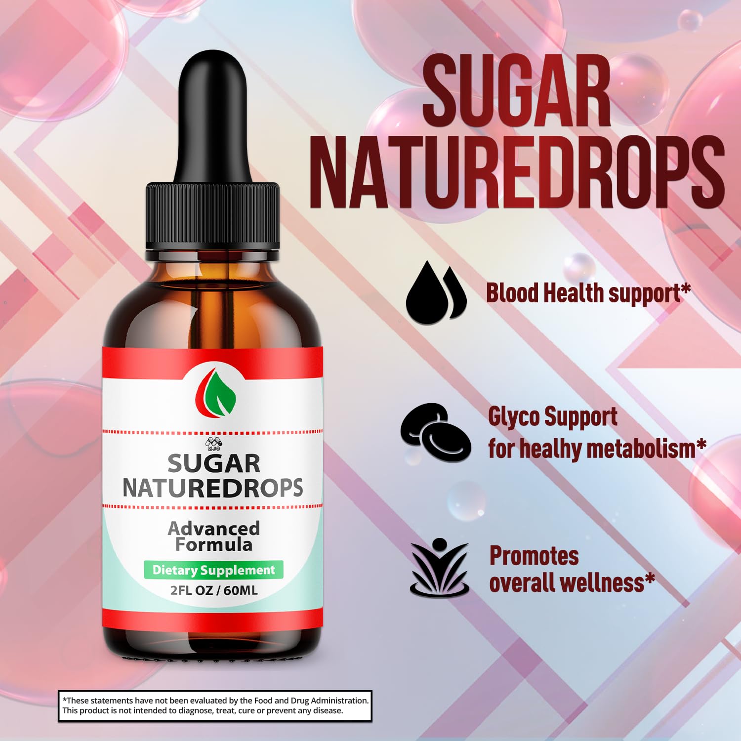 Sugar Nature Drops, Official SugarNature Blood Health Support Drops with All Natural Ingredients, Sugar Nature Liquid Supplement Optimal Health & Wellness Support with Premium Vitamins (30 Servings) MJOAu supplements