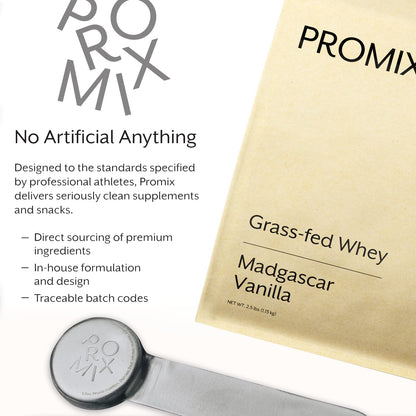 Promix Whey Protein Powder, Vanilla - 5lb Bulk - Grass-Fed & 100% All Natural ProMix NutritionUS supplements