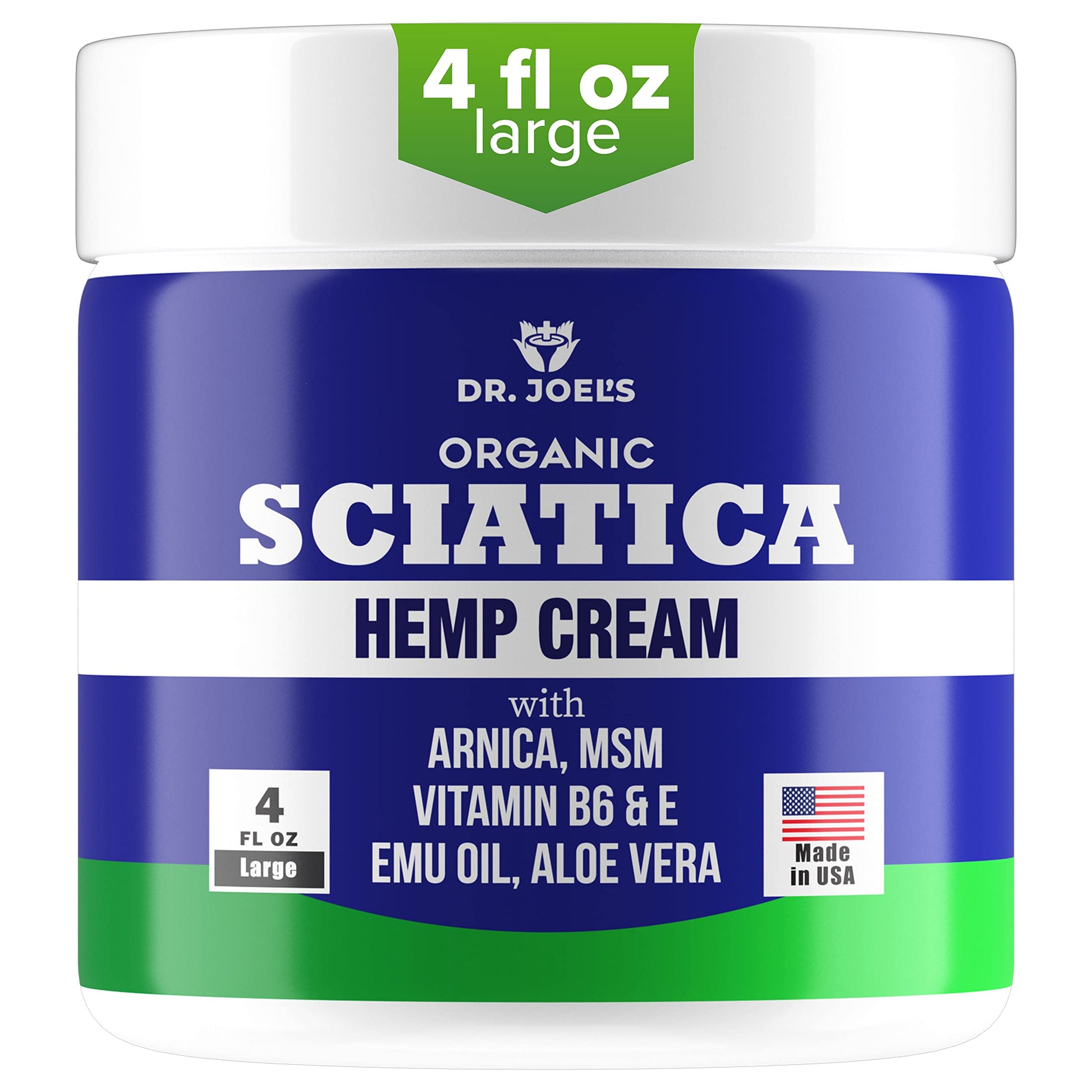Sciatica Cream - Premium Sciatica Cream - Fast Absorption & Maximum Relief - 4 oz Large Value Pack - Made in The USA Dr. JOEL'SAu supplements