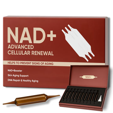 NAD+Advanced Cellular Renewal - 1200mg NAD+Liquid Supplements for Energy & Focus - 10 Vials (1) LexenicAu supplements