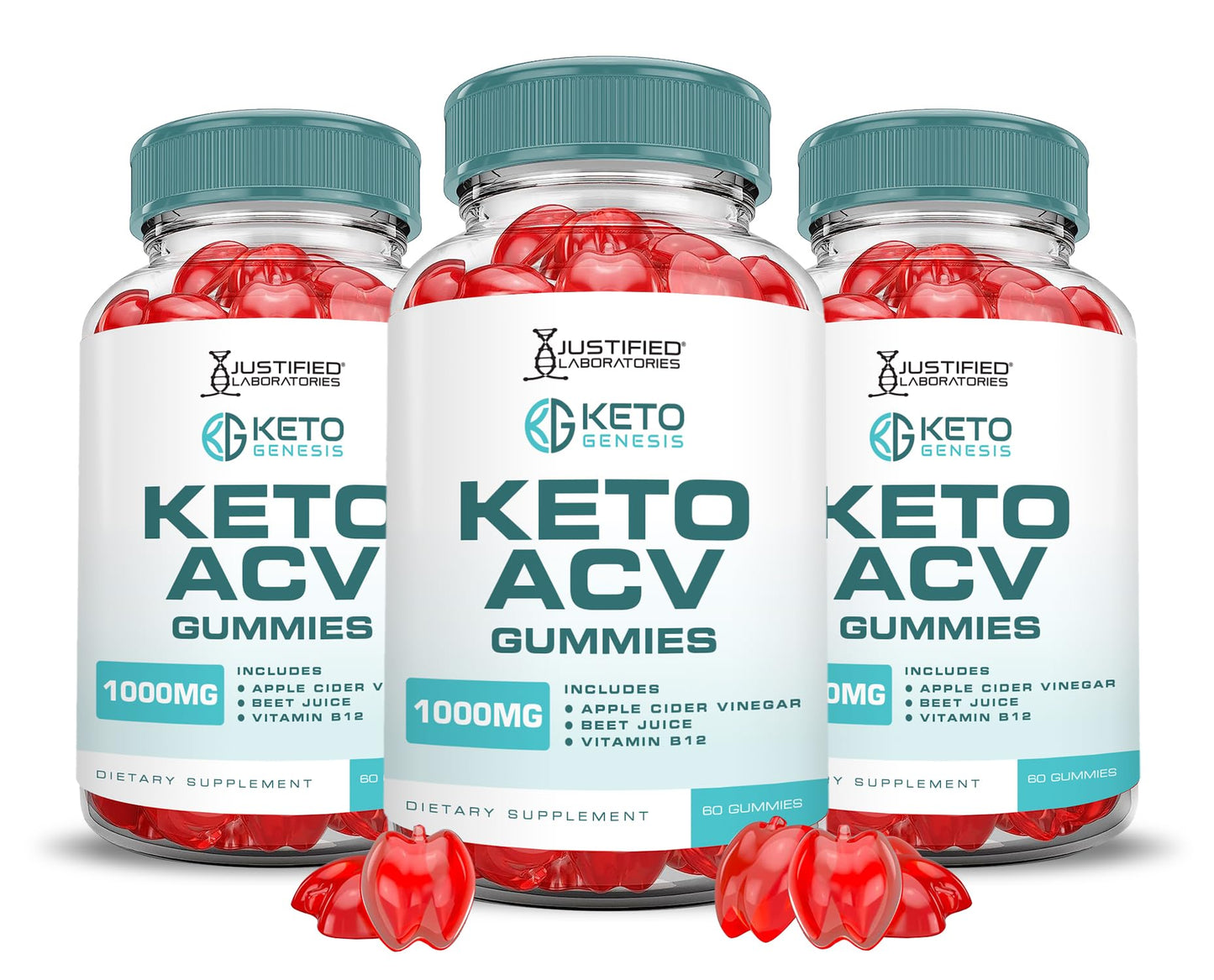 (3 Pack) Keto Genesis Keto ACV Gummies Advanced Formula 1000MG Keto Genesis Keto Justified LaboratoriesUS supplements