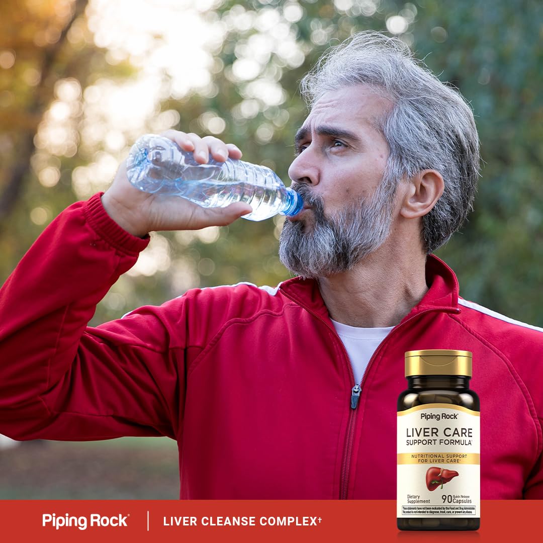 Piping Rock Liver Cleanse Complex | 90 Capsules | Liver Care Support Formula | Non-GMO, Gluten Free Supplement Piping RockAu supplements