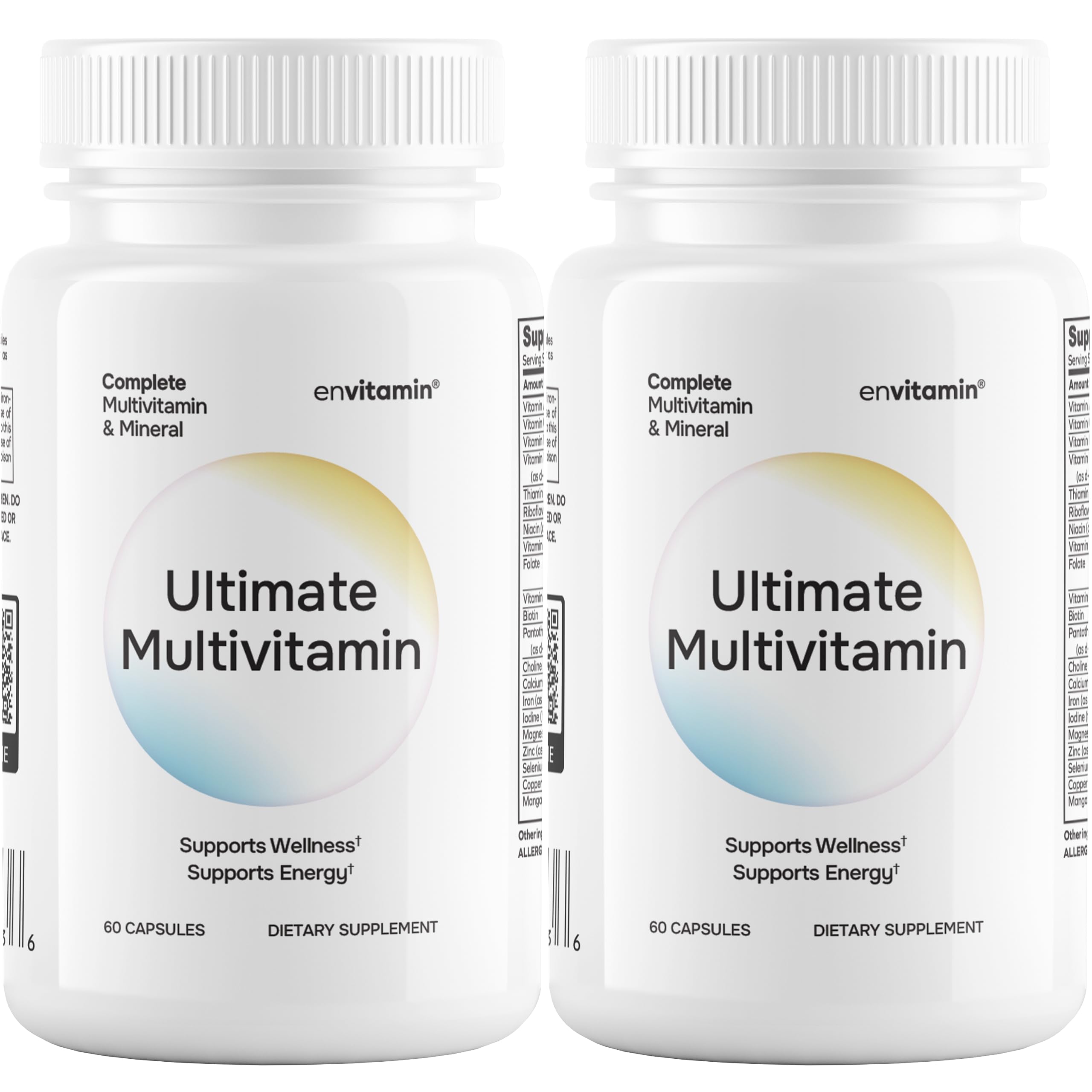 envitamin Ultimate Multivitamin Multimineral and Superfood with 42 Fruit and Vegetable Blend, 60 Count (Ultimate 2 Pack) envitaminAu supplements