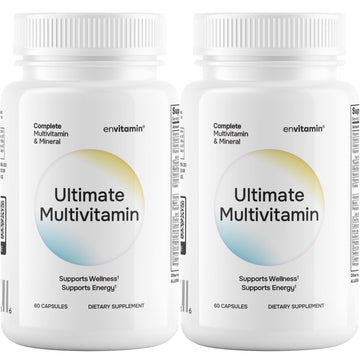 envitamin Ultimate Multivitamin Multimineral and Superfood with 42 Fruit and Vegetable Blend, 60 Count (Ultimate 2 Pack) envitaminAu supplements