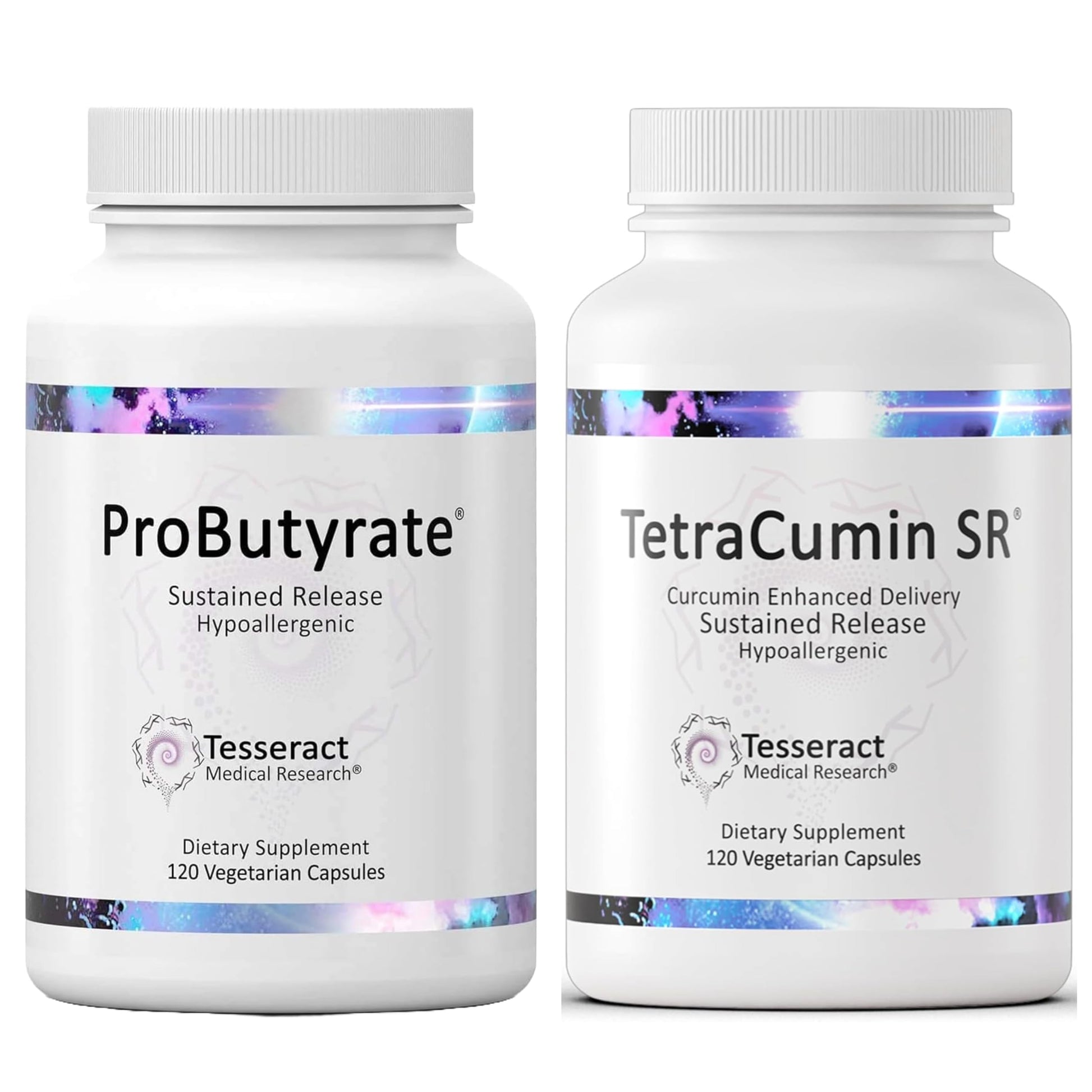 Tesseract Medical Research ProButyrate Gut Health Supplement, Butyric Acid Complex & TetraCumin SR Joint Support Supplement, Sustained Release Tesseract Medical ResearchAu supplements
