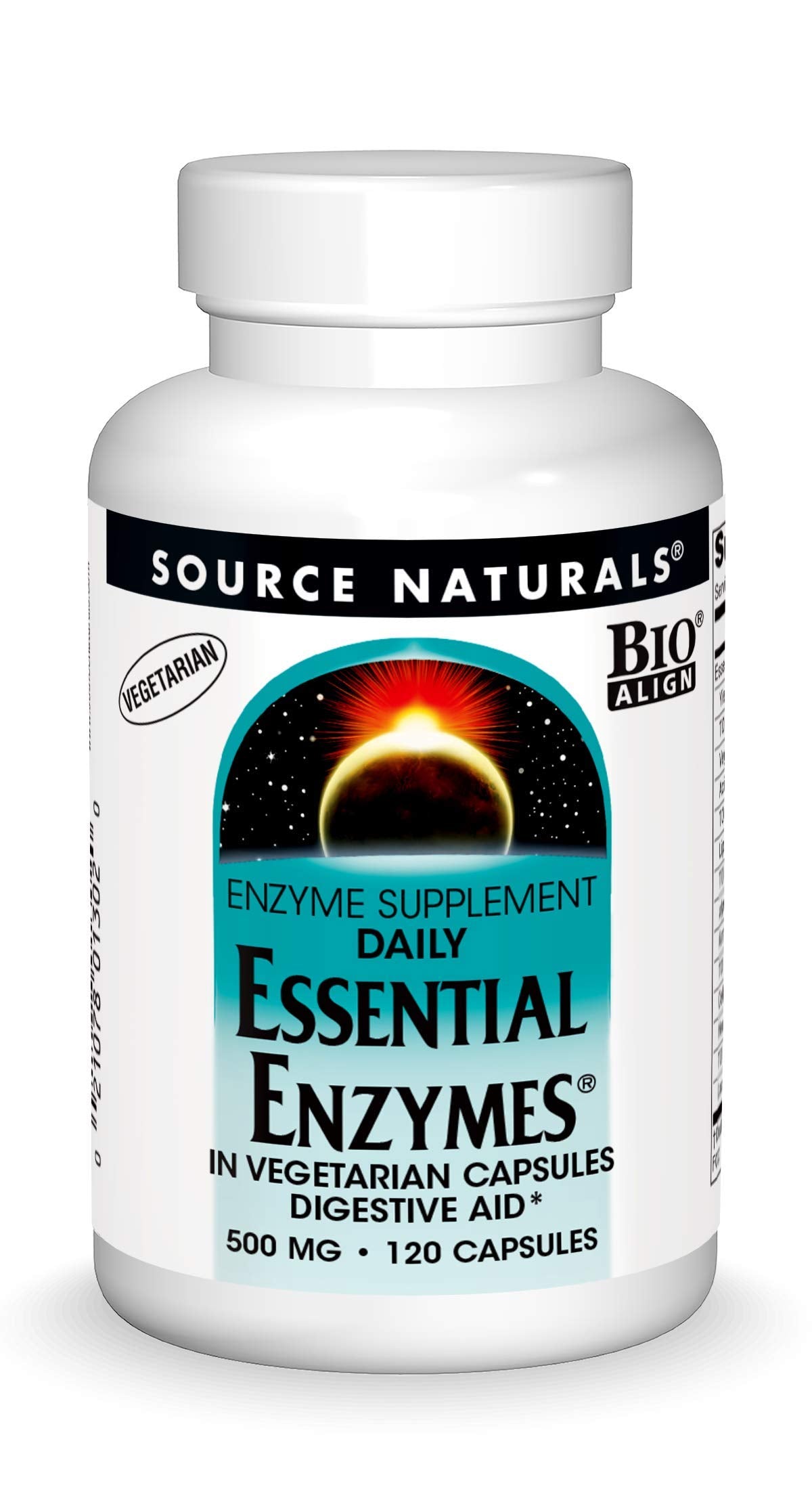 Source Naturals Essential Enzymes 500mg Bio-Aligned Multiple Enzyme Source NaturalsUS supplements