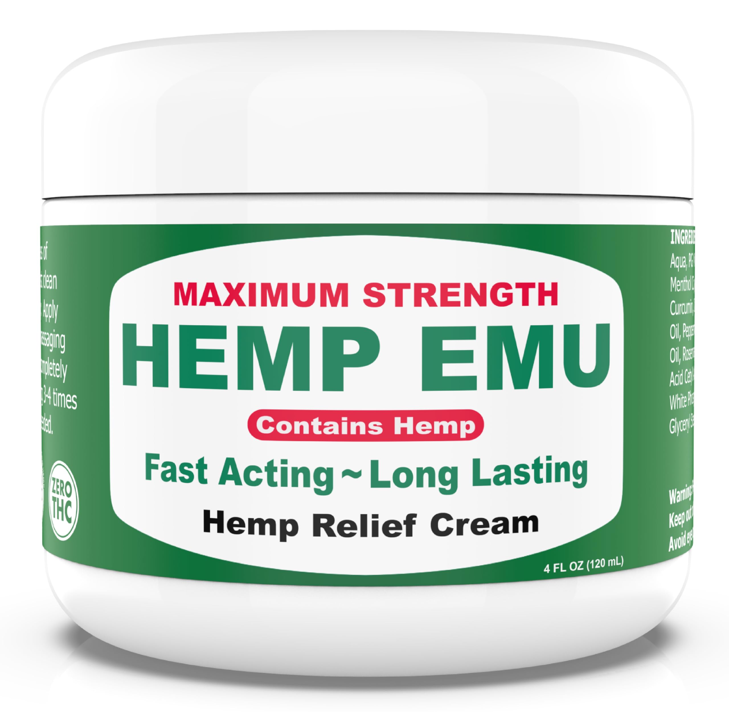 Hemp Emu Hemp Cream – 4oz Cream Hemp EmuAu supplements