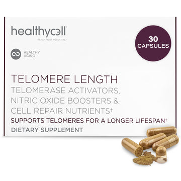 Healthycell Telomere Length Supplement - Anti-Aging Telomere Lengthening Supplements with Phytonutrients & Vitamins for Cellular Health - AC-11, Astragalus & Resveratrol - 30 Capsules HealthycellAu supplements