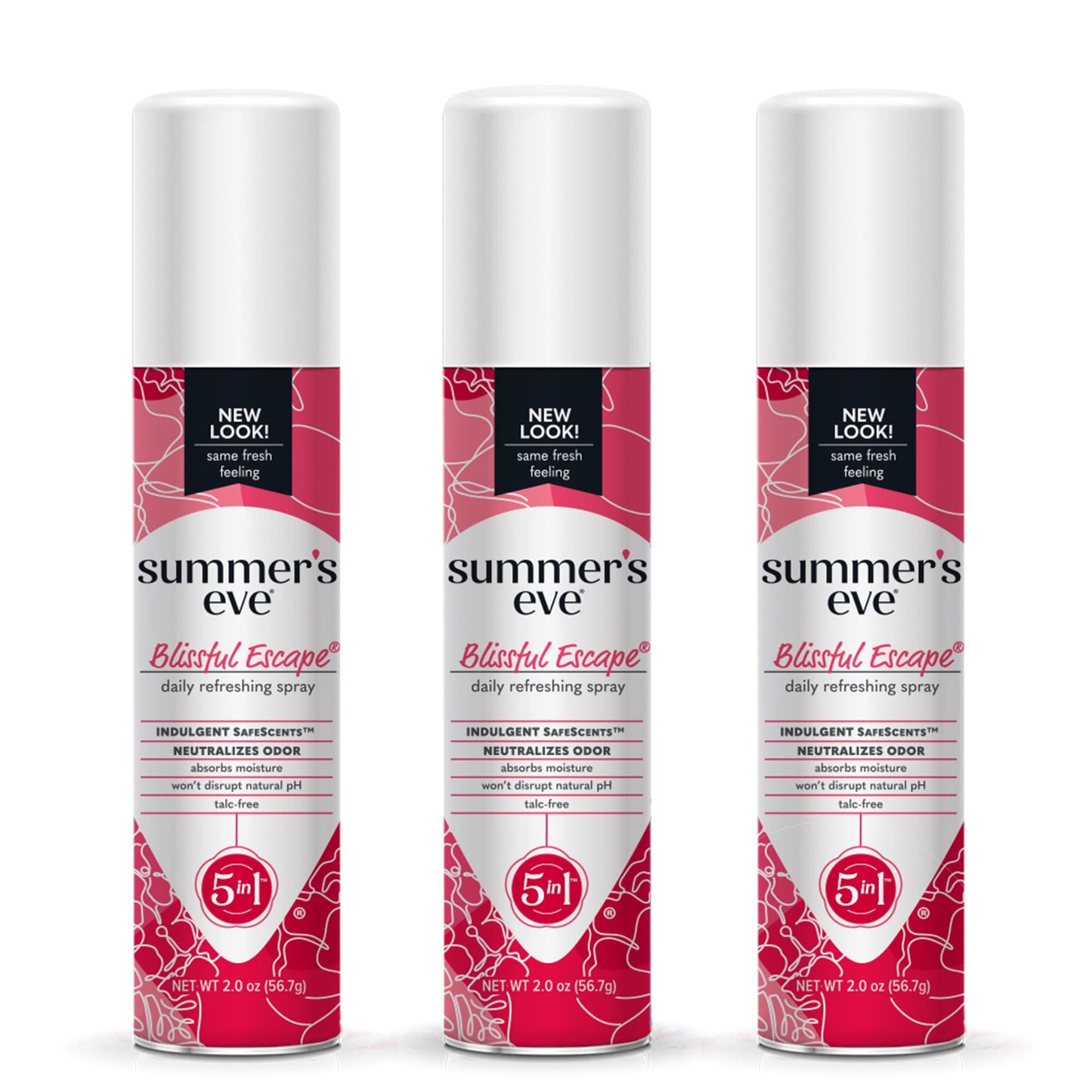 Summer's Eve Blissful Escape Daily Refreshing Feminine Spray, 2 oz, 3 Pack Summer's EveUS supplements